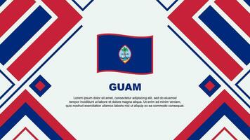 Guam Flag Abstract Background Design Template. Guam Independence Day Banner Wallpaper Vector Illustration. Guam Flag