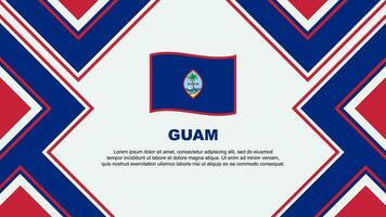 Guam Flag Abstract Background Design Template. Guam Independence Day Banner Wallpaper Vector Illustration. Guam Vector