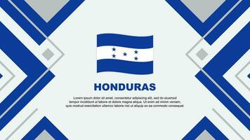 Honduras Flag Abstract Background Design Template. Honduras Independence Day Banner Wallpaper Vector Illustration. Illustration