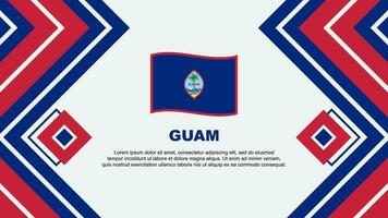 Guam Flag Abstract Background Design Template. Guam Independence Day Banner Wallpaper Vector Illustration. Guam Design