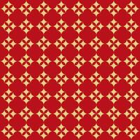Golden pattern on a red background. For wallpaper. vector