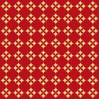 Golden pattern on a red background. For wallpaper. vector