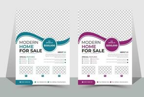 modern business flyer design vector template