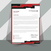 modern corporate latter head design template vector