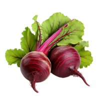AI generated Beetroot slices png isolated on transparent background