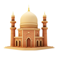 AI generated Islamic element png isolated on transparent background