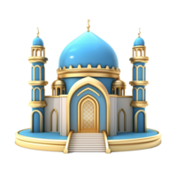 AI generated Islamic element png isolated on transparent background