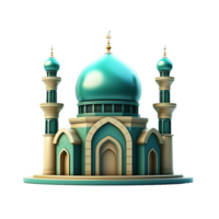 AI generated Islamic element png isolated on transparent background