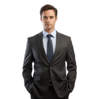 AI generated Businessman isolated on transparent background png