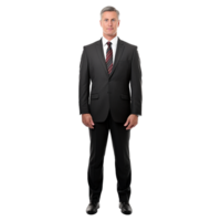 ai gerado homem de negocios isolado em transparente fundo png