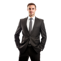 AI generated Businessman isolated on transparent background png