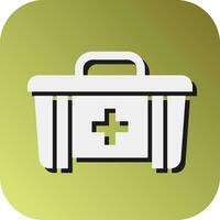 First Aid Vector Glyph Gradient Background Icon For Personal And Commercial Use.