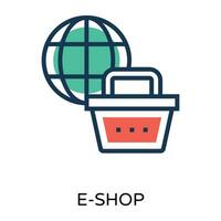 Trendy Shopping Concepts vector