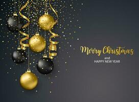 Christmas greeting card, vector