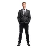 AI generated Businessman isolated on transparent background png