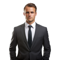 AI generated Businessman isolated on transparent background png