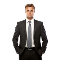 AI generated Businessman isolated on transparent background png