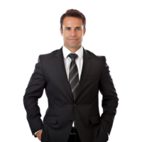 AI generated Businessman isolated on transparent background png