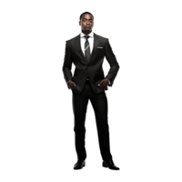 AI generated Businessman isolated on transparent background png