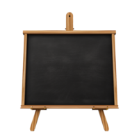 AI generated Black board png isolated on transparent background