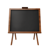 AI generated Black board png isolated on transparent background