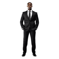 AI generated Businessman isolated on transparent background png