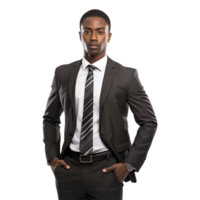 AI generated Businessman isolated on transparent background png