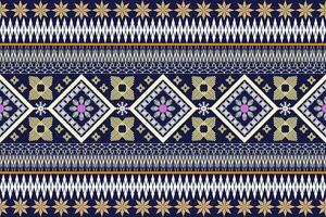 Ethnic Figure aztec embroidery style. Geometric ikat oriental traditional art pattern.Design for ethnic background,wallpaper,fashion,clothing,wrapping,fabric,element,sarong,graphic,vector illustration vector