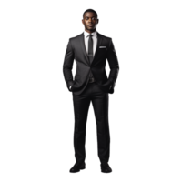 AI generated Businessman isolated on transparent background png