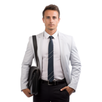 AI generated Businessman isolated on transparent background png