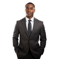 AI generated Businessman isolated on transparent background png