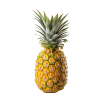 ai gegenereerd foto van een ananas geïsoleerd Aan transparant achtergrond png