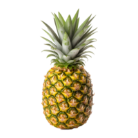 ai généré photo de une ananas isolé sur transparent Contexte png