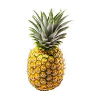 ai généré photo de une ananas isolé sur transparent Contexte png