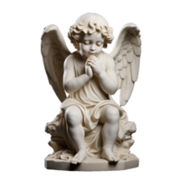 AI generated Angel baby png isolated on transparent background