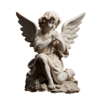 AI generated Angel baby png isolated on transparent background