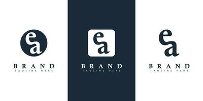 Modern and simple Lowercase EA Letter Logo, suitable for business with EA or AE initials. vector