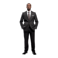 AI generated Businessman isolated on transparent background png