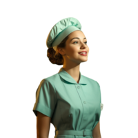 AI generated Female nurse png isolated on transparent background