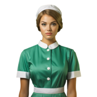 AI generated Female nurse png isolated on transparent background