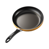 AI generated Frying pan isolated on transparent background png