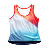 AI generated Women's sports top isolated on transparent background png