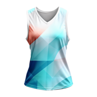 AI generated Women's sports top isolated on transparent background png