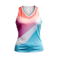 AI generated Women's sports top isolated on transparent background png