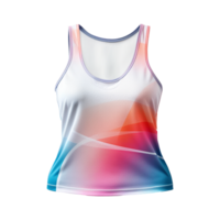 AI generated Women's sports top isolated on transparent background png