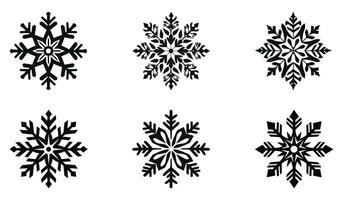 Frosty Snowfall Vector Collection