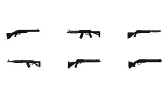 Military Grade Shotgun Collection vector