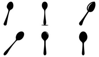 Cooking and Dining Spoon Vectors