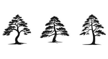 Green Wilderness Silhouettes vector