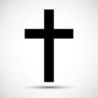 Christian Cross Icon Symbol Sign Isolate on White Background,Vector Illustration EPS.10 vector